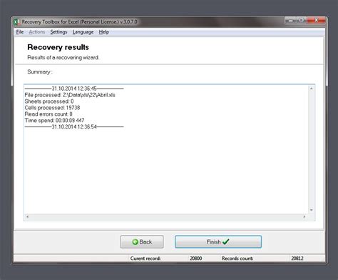 Recovery Toolbox for Excel